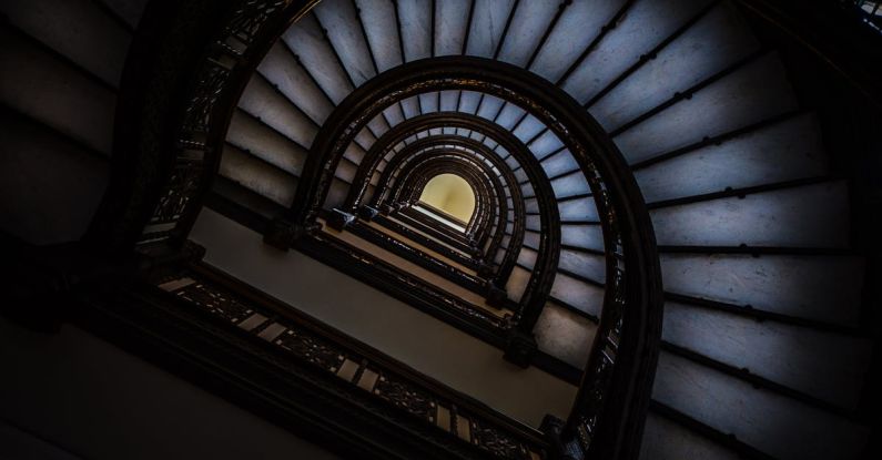 Illusion - Low Angle Photo of Staircase